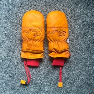 New Give’r classic frontier leather mittens - large